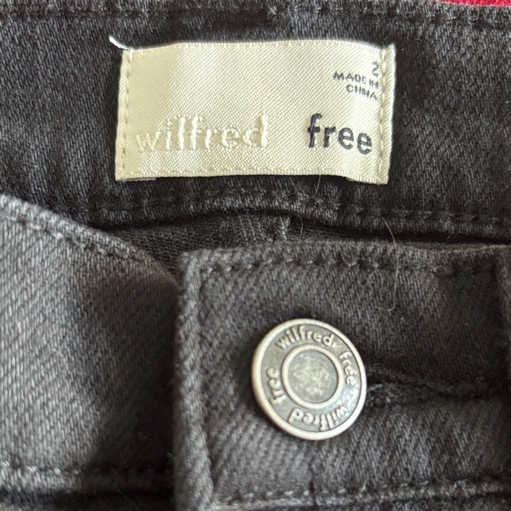 Wilfred Free Tanit Black Mini Skirt Sz 2 - Picture 6 of 7